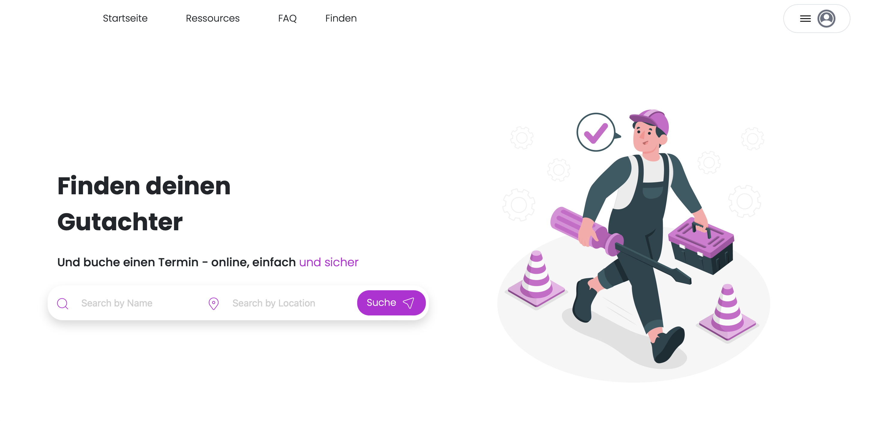 Web-App für Gutachter-Plattform